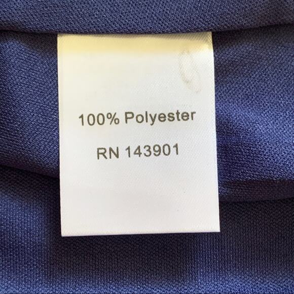 Coco & Carmen Top Blouse Siren Vibrant Print Short Sleeve Cold Shoulder L/XL NEW - Picture 10 of 13